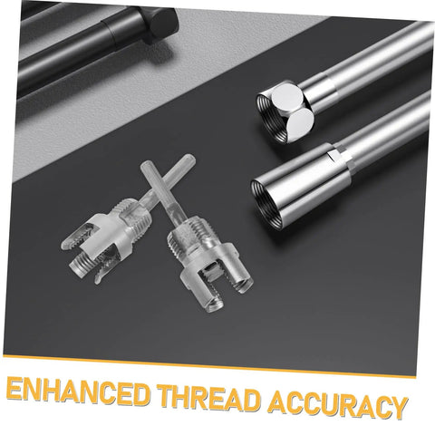 Heavy Duty Pipe Thread Cutting Tool Kit For Pvc And Plastic Pipes Dual Function internal external threading, clear thread cutting tools
