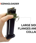 TX22 Magazine Speed Loader For Taurus TX22 Models with large flanges, thumb grip detail