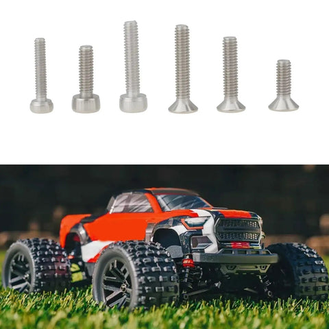 108 Piece Hex Socket Screw And Washer Kit For 1 By 18 Scale RC Cars Including Granite Typhon Mojave Grom with RC car