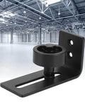 Beefy Black Carbon Steel Barn Door Guide Rail For Sliding Doors, Anti Rust And Anti Deformation, wall-mounted in warehouse