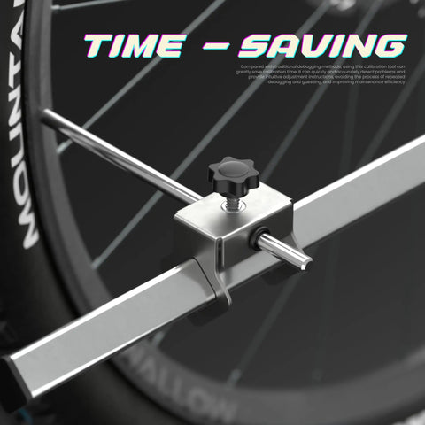 Bike Derailleur Hanger Alignment Tool For 20 To 29 Inch Wheels, 304 Stainless Steel Wheel Alignment Gauge on MTB
