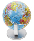Blue World Globe With Smooth Rotation And Stable Stand For Classroom Office And Home Decor, Modern Educational Globe For Interactive Geography Learning