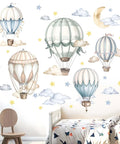 Hot Air Balloon Wall Decals For Nursery And Kids Room Peel And Stick Baby Room Decor That Won't Damage Walls Easy To Remove
