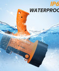 Rechargeable Spotlight With USB-C Fast Charge, Beast Bright 800 Lumen Handheld Flashlight, IP67 Waterproof in water