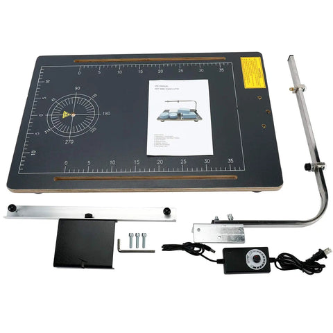 Tabletop Hot Wire Foam Cutter 110V 30W For Styrofoam And Craft Materials, Adjustable Temp, fast heat up, components view