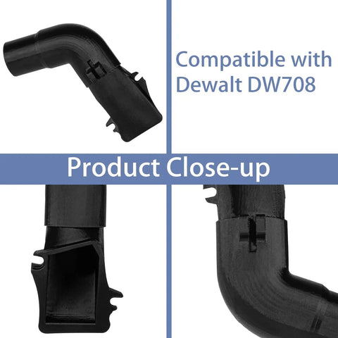 Miter Saw Dust Collection Fitting For Secure Dust Port Connection Compatible With DW708 And Similar Saws Pro Grade Dust Collector Attachment