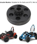 Heavy Duty Centrifugal Clutch For Go Kart And Mini Bike With 12 Tooth Sprocket And 20mm Bore Metal Alloy Fitment For Atv slick engagement and no fuss upgrade, black with sprocket.