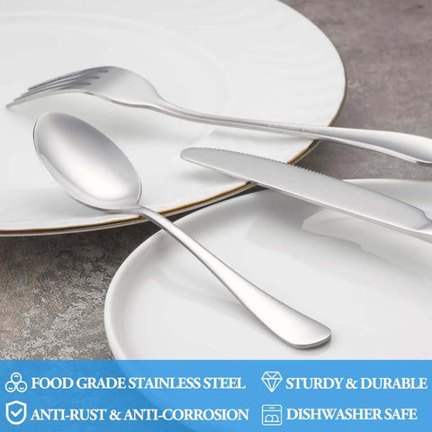 16 Piece Teaspoon Set In Premium Food Grade Stainless Steel 6.7 Inch Spoons Durable Small Teaspoons For Everyday Use Mirror Finish Silverware