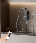 Heavy Duty Electric Tankless Water Heater 3000W Instant Hot Water Flow IPX4 Wall Mounted with remote control and faucets