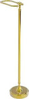 Retro Dot Collection Free Standing Toilet Paper Holder Stand Polished Brass Built From Solid Brass For Maximum Strength And Durability