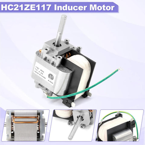 Draft Inducer Motor With Blower Wheel Kit For Furnace Replacement Parts That Boosts Efficiency And Keeps Exhaust Safe Easy Install