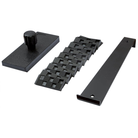 Installation kit components for Professional 13 Inch Floor Cutter With Bonus Installation Kit And Double Sided Honing Stone