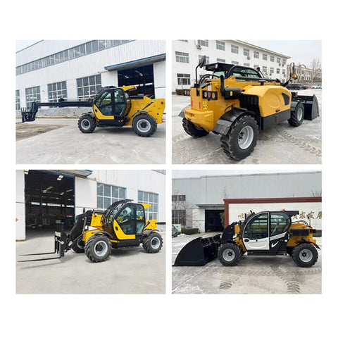 Built Different Heavy Duty Telescopic Handler Forklift With Smart Boom Extension engineered for rough terrain and heavy lifting.