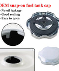 OEM snap-on fuel tank cap detail for GX Series Engines GX240 GX270 GX340 GX390 with good sealing and easy-open design.