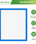 True HEPA Replacement Filters For HoMedics AF-10 AP-15 AF-10FL Air Purifiers Pack Of 2 displayed with blue frame design.