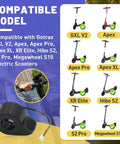 Compatible models for Universal Thumb Throttle for Electric Scooters; Gotrax GXL V2, Hibo S2/S2 Pro, Megawheel S10.