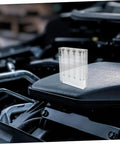 Engine Oil Quality Tester And Stand Dual Function Oil Testing Tool For Cars, clear acrylic stand on engine bay