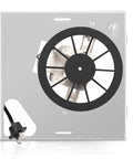 678-G/2678F-A Replacement Bathroom Exhaust Fan For Nutone 763 763N And Broan 679-E/2679F-A 679FL-C N679-C 679L front view with plug