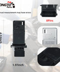 Mass Air Flow Sensor MAF Compatible With Chevrolet Malibu Equinox Impala 2013 2020 Plus Budget Friendly Cadillac ATS XTS GMC Terrain Yukon XL Buick Replace OE 23262343 23366103 AFH70M78 Plug And Play, 8-pin design, with dimensions 4.53x1.97 inches.