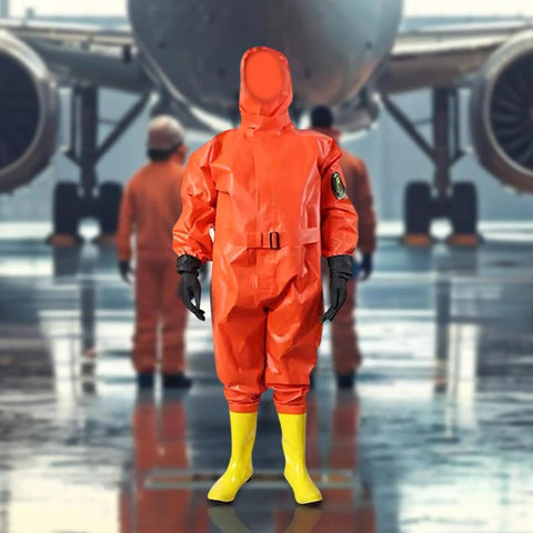 Top Shelf Lightweight Chemical Protective Coverall For Women With Sick Rubber Fabric Integrated Hood Killer Fire And Farm Safety Gear In Bright Orange Fits Every Frame Like A Glove