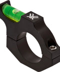 Riflescope Bubble Level For 30mm Tubes Black Finish Fast Mount Cant Correction For True Vertical On Long Range Shots Keeps Your Rifle Level Reduces Cant Error Easy Install.