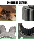 Hex Flange Bearing And Pinion Gear Bushing Kit 941-0656A 717-1554 close-up view of detailed metal gears and bearings