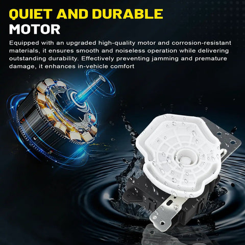 Honda Civic Heater Blend Door Actuator And Main Mode Motor Assembly featuring durable motor and design for reliable climate management.