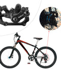 Aluminum Alloy Rear Disc Brake For Mountain Bikes Beefy Stopping Power Smooth Control Easy Install Caliper Durable MTB Braking System With Excellent Heat Dissipation
