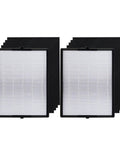 Replacement Filter Pack For Alen BreatheSmart 45i And Flex Air Purifiers, 2 H13 True HEPA Filters Plus 8 Activated Carbon Pre-Filters