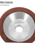 Top Tier Cup Shaped Diamond Grinding Wheel 100mm Rock Solid For Stone Metal And Concrete Sharpening And Grinding Tasks With Smooth Finish, close-up view.