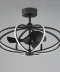 Transitional Ceiling Fan With Eight Dimmable Lights And Satin Nickel Finish A Total Game Changer For Your Bedroom Or Living Room Featuring Smart Remote Control Whisper Quiet Movement And Legit Premium Metal Build Quality, sleek black design.