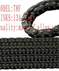 Heavy Duty Dirt Bike Drive Chain 134 Link Upgrade Kit With Chain Breaker Tool For 2 Stroke Engines, alloy steel close-up