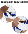 Easy to cut and bend Premium Copper Flashing Roll 99.95 Percent Pure Copper 2 Inch Wide By 10 Feet Long 24 Gauge 0.5mm Thick