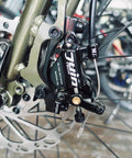 M1 Hybrid Hydraulic Disc Brake Caliper Set Beefed Up Stopping Power With Cable Actuated Post Mounts for Road eBike MTB Cyclocross