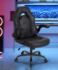 Ergonomic Gaming Chair Built For Long Gaming Sessions With Adjustable Height Big And Tall Design PU Leather Lumbar Support