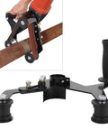 360 Degree Stainless Steel Tube Belt Sander Polishing Machine With 5 Abrasive Belts For Pipe Grinding And Deburring ergonomic tool on pipe.