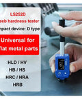 Portable Digital Leeb Hardness Tester And Durometer For Steel Metal Testing With Dual Coil Technology Delivering Killer Repeatability And Accuracy Plus Built In Direction Sensor That Automatically Fixes Angle Errors For Easy On The Go Use, handheld device inspecting metal.