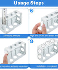 Twelve Pack Half Inch Round Stainless Steel Electrical Box Knockout Plugs For Dead Nuts Secure Panel Sealing And Unused Outlet Closure Trade Grade Heavy Duty Hole Plugs That Lock Tight With No Sweat Setup For Pro Wiring Jobs installation steps display