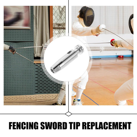 Pro Grade Durable Stainless Steel Fencing Replacement Tips For Epee Sabre And Foil Practice Gear, Safety First Design