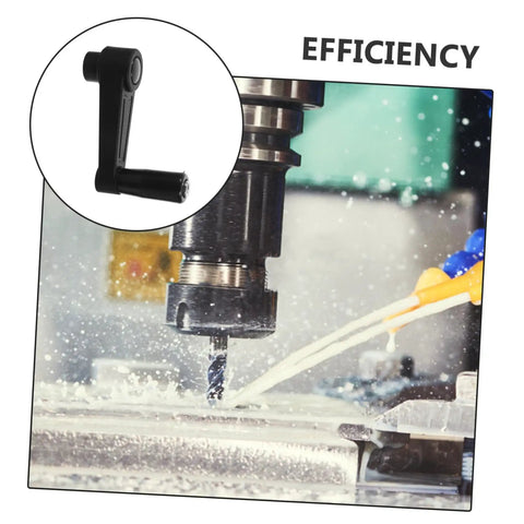 Woodworking Handle Nylon Crank Accessory Easy Install for Smooth Operation and High Efficiency Durable Wear Resistant Round Hole Design for Precise Adjustments and Quick Setup for Fast Tool Changes in use on machinery.