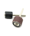 100 Pc Half Inch Sand Drum Grit 60 Coarse Kit With Two Mandrels And One Eighth Inch Shank For Dremel And Other Rotary Tools