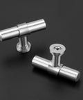25 Pack Brushed Nickel Cabinet Knobs And T Bar Drawer Pulls For Kitchen And Dresser Single Hole Silver Drawer Hardware