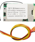 Beast Ready 36V 10S 30A Lithium Battery Protection Board with Smart Balance Balancer and wiring for electric bikes.