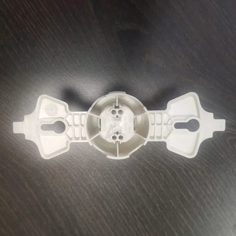 XEGZLH E27 Ceiling Fan with LED Light 5-Blade Modern Lamp base connector, round design for easy installation, measures 5.79inch.