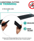 Badass Composite Shims 72 Pack for leveling wobbly restaurant tables and toilets, showing pre-scored lines for easy snapping.