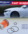 Acura Transmission Filter With Oil Cooler And O Rings Direct Fit For Honda Accord CR V Civic Pilot Odyssey 25450 P4V 013