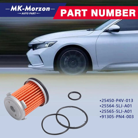 Acura Transmission Filter With Oil Cooler And O Rings Direct Fit For Honda Accord CR V Civic Pilot Odyssey 25450 P4V 013