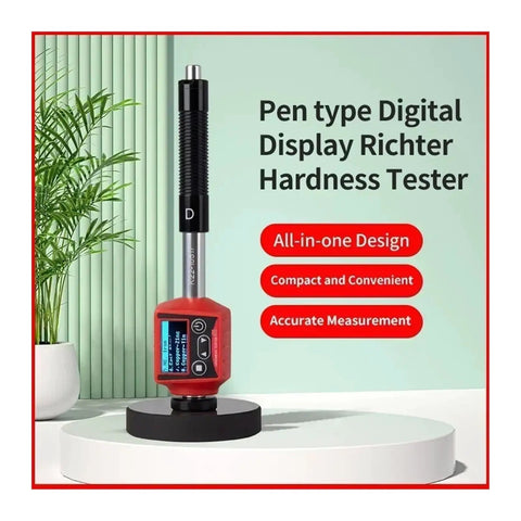 Pen type Digital Display Richter Hardness Tester with rugged build for fast accuracy in testing various metal hardness.
