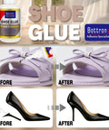 Fast Drying Clear Shoe Glue For Sole Repair, Waterproof And Heat Resistant Strong Adhesive for sandals and heels before and after