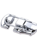 Vintage Metal Key Hasp Lock 70 By 35mm Durable Antique Jewelry Box Lock Latch in chrome finish